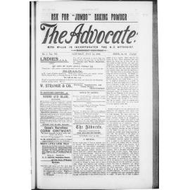 The Advocate - 14th July 1900