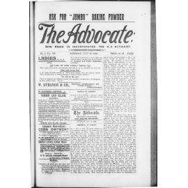 The Advocate - 21st July 1900