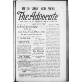 The Advocate - 11th August 1900