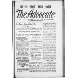 The Advocate - 18th August 1900