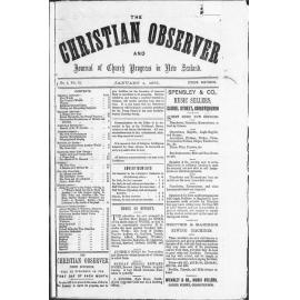 The Christian Observer - 1st January 1870