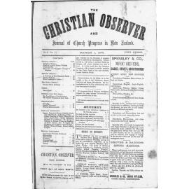 The Christian Observer - 1st March 1870