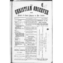 The Christian Observer - 1st September 1870