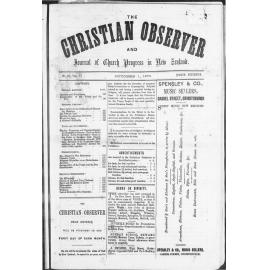 The Christian Observer - 1st October 1870