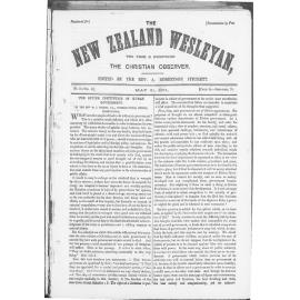 The New Zealand Wesleyan - 31st May 1871