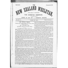 The New Zealand Wesleyan - 30th June 1871