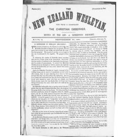 The New Zealand Wesleyan - 30th September 1871