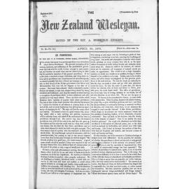 The New Zealand Wesleyan - 30th April 1872