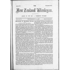 The New Zealand Wesleyan - 30th September 1872