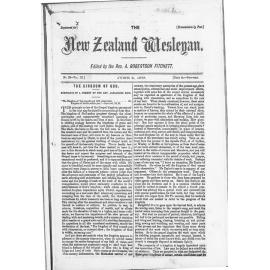 The New Zealand Wesleyan - 2nd June 1873