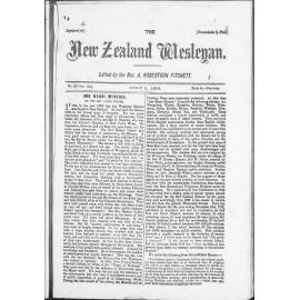 The New Zealand Wesleyan - 1st July 1873