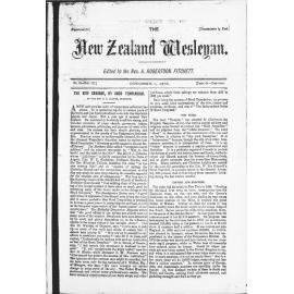 The New Zealand Wesleyan - 1st October 1873