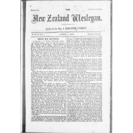 The New Zealand Wesleyan - 1st April 1874