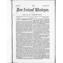 The New Zealand Wesleyan - 1st January 1875