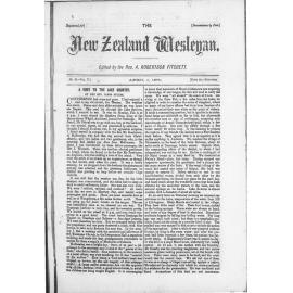 The New Zealand Wesleyan - 1st April 1875