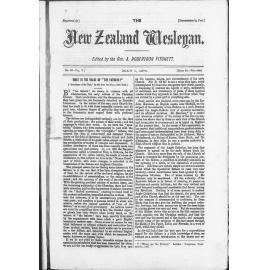 The New Zealand Wesleyan - 1st May 1875