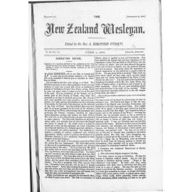 The New Zealand Wesleyan - 1st June 1875