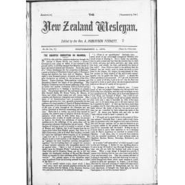 The New Zealand Wesleyan - 1st September 1875