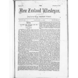 The New Zealand Wesleyan - 1st January 1876