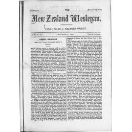 The New Zealand Wesleyan - 1st March 1876