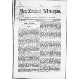 The New Zealand Wesleyan - 1st April 1876
