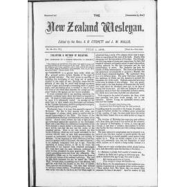 The New Zealand Wesleyan - 1st July 1876