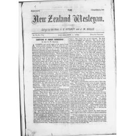 The New Zealand Wesleyan - 1st December 1876