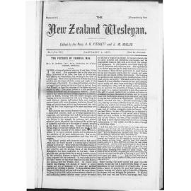 The New Zealand Wesleyan - 1st January 1877