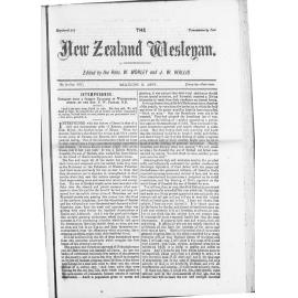 The New Zealand Wesleyan - 2nd March 1877