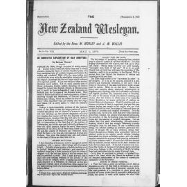 The New Zealand Wesleyan - 1st May 1877