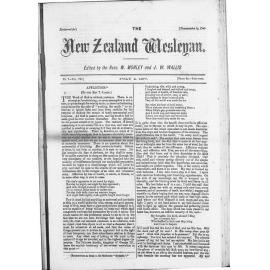 The New Zealand Wesleyan - 2nd July 1877