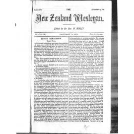 The New Zealand Wesleyan - 1st January 1878