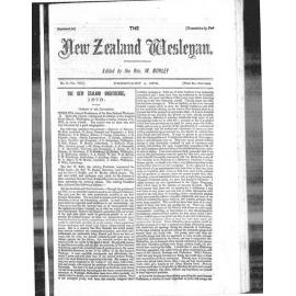 The New Zealand Wesleyan - 1st February 1878