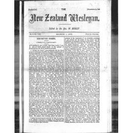The New Zealand Wesleyan - 1st March 1878
