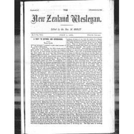 The New Zealand Wesleyan - 1st July 1878