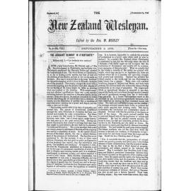 The New Zealand Wesleyan - 2nd September 1878