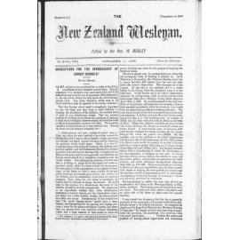 The New Zealand Wesleyan - 1st October 1878