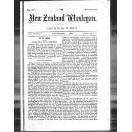 The New Zealand Wesleyan - 1st November 1878