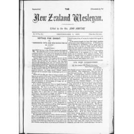 The New Zealand Wesleyan - 1st September 1879