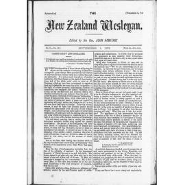 The New Zealand Wesleyan - 1st November 1879