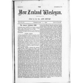The New Zealand Wesleyan - 7th February 1880
