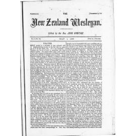 The New Zealand Wesleyan - 1st May 1880