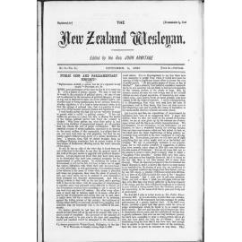 The New Zealand Wesleyan - 1st October 1880