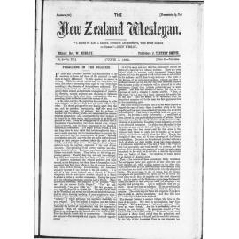 The New Zealand Wesleyan - 1st June 1882