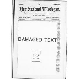The New Zealand Wesleyan - 1st September 1882
