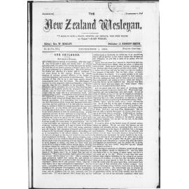 The New Zealand Wesleyan - 1st December 1882