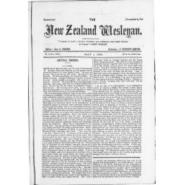 The New Zealand Wesleyan - 1st May 1883