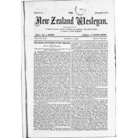 The New Zealand Wesleyan - 1st June 1883