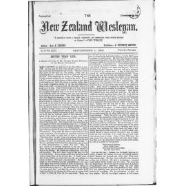 The New Zealand Wesleyan - 1st September 1883