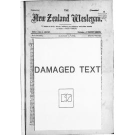 The New Zealand Wesleyan - 1st March 1884